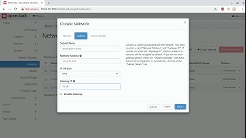 OpenStack Ussuri adding self-service network