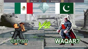 SNK vs. Capcom - SVC Chaos Super Plus - daren vs WAQAR? FT5