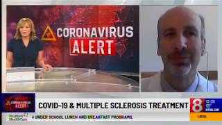 Neurologist Dr.  Derek Smith joins WTNH Channel 8 to discuss COVID-19 and Multiple Sclerosis (MS)