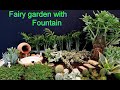 How to make Fairy garden with Fountain / DIY