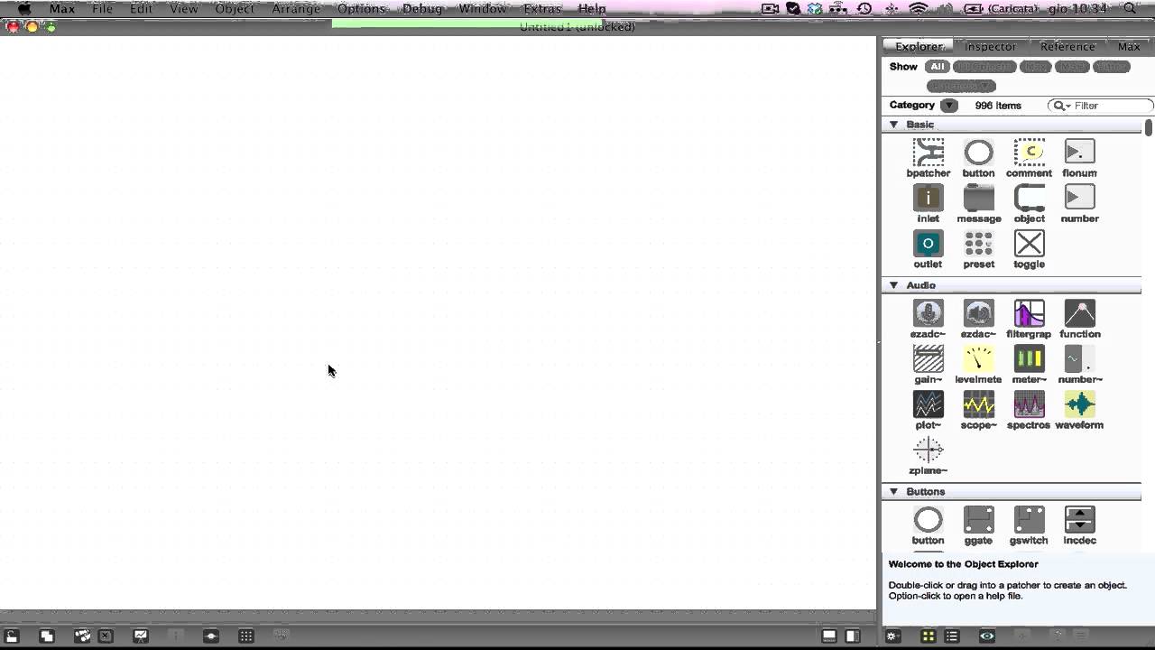 MaxMSP Tutorial Italiano I - Presentazione - YouTube