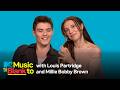Millie Bobby Brown and Louis Partridge Build a Custom Playlist | MTV Music To Blank To
