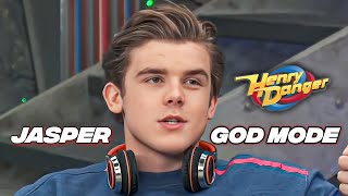 Henry Danger Jasper sleep fighting scene | After dark x Sweater weather | Jace Norman | Riele Downs