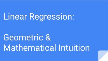 Linear Regression Explained: Geometric & Mathematical Intuition
