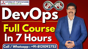DevOps in 7 Hours | DevOps Course in Telugu | DevOps Full Course in Telugu | Harsha Trainings