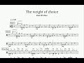 【動態鼓譜】East Of Eden - The weight of choice (Drum Sheet Music / Drum Only)