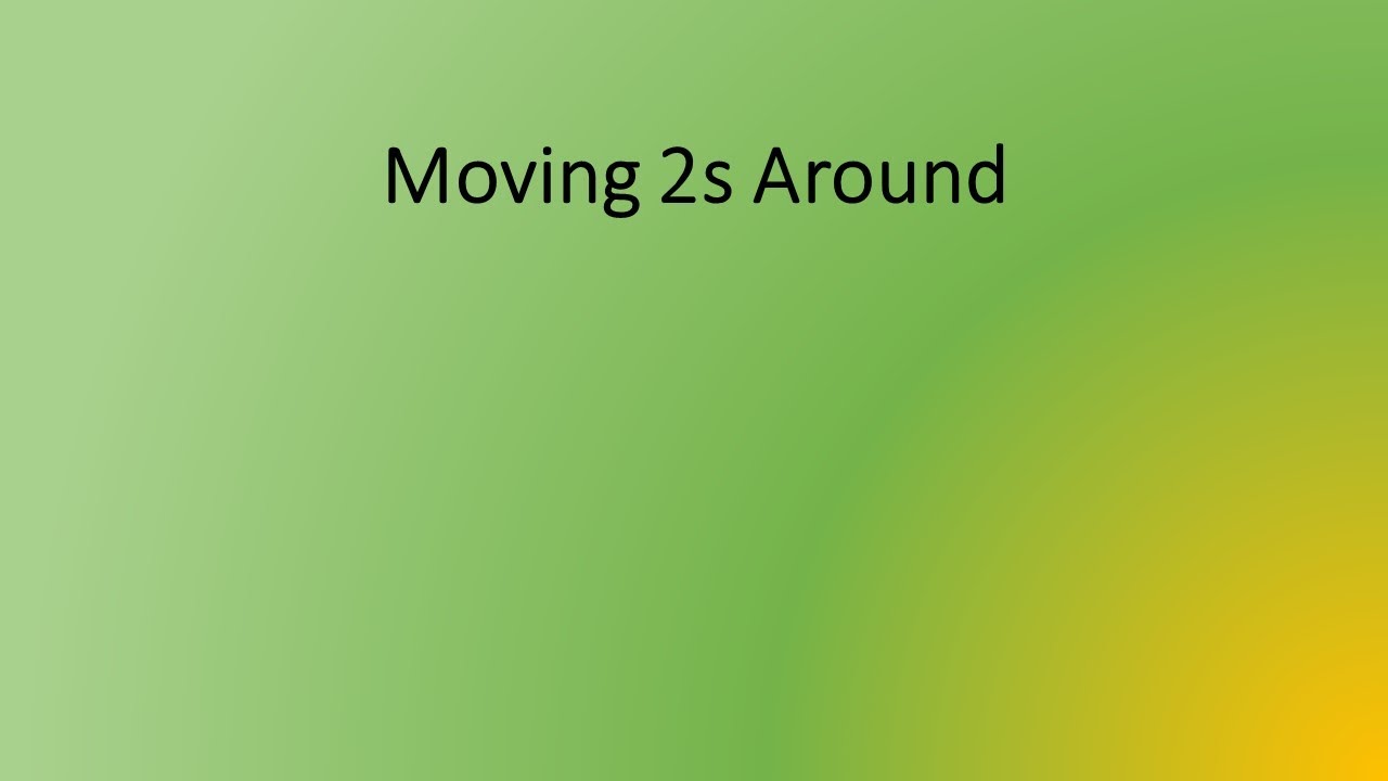Math Moveing Video Dr Karen's Math Hacks - Moving 2s Around - YouTube