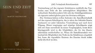 Heidegger | SEIN UND ZEIT | II. Abschnitt: Kapitel 3  | § 62 (1/2)