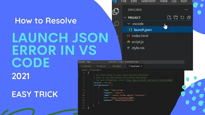 Launch.json Visual Studio Code Error - How to CORRECT It