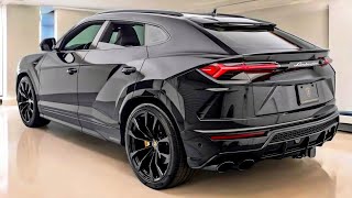 2025 Lamborghini Urus Black Carbon V8 Luxury Sport SUV | Interior And Exterior