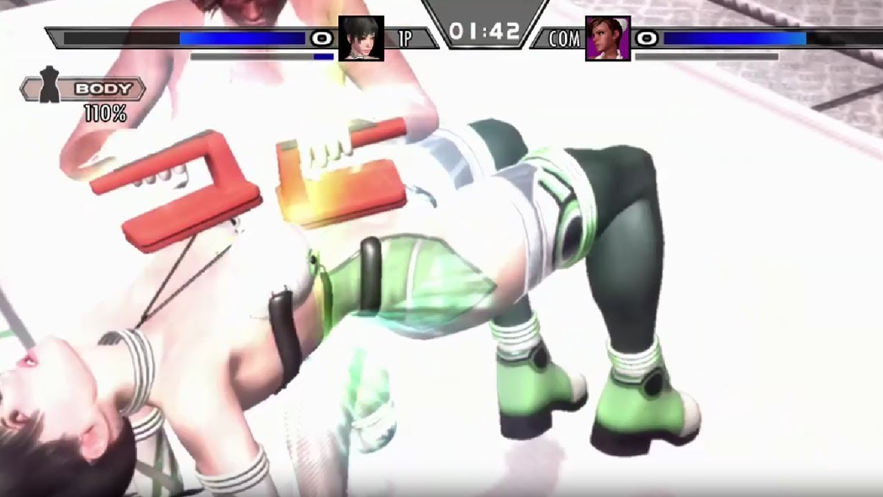 Rumble Roses Ryona - EVE gets flatlined