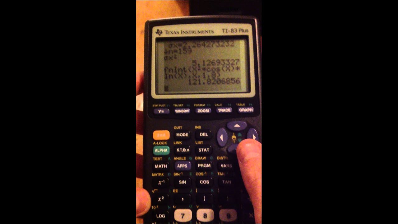 IB Math HL - TI-83/84 Q2/3 - Graphing Calculator Exercise ...