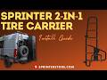 How to Install the Tec Vanlife 2-in-1 Tire Ladder Carrier on a Mercedes Sprinter
