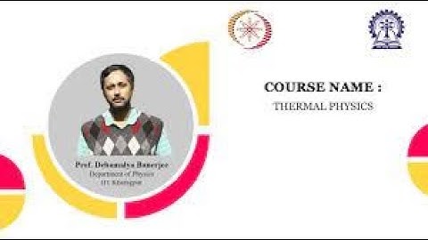 Thermal Physics | Week 0 Quiz | Assignment 0 Solution | NPTEL 2022 | SWAYAM