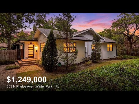 363 N Phelps Ave, Winter Park, FL home video tour