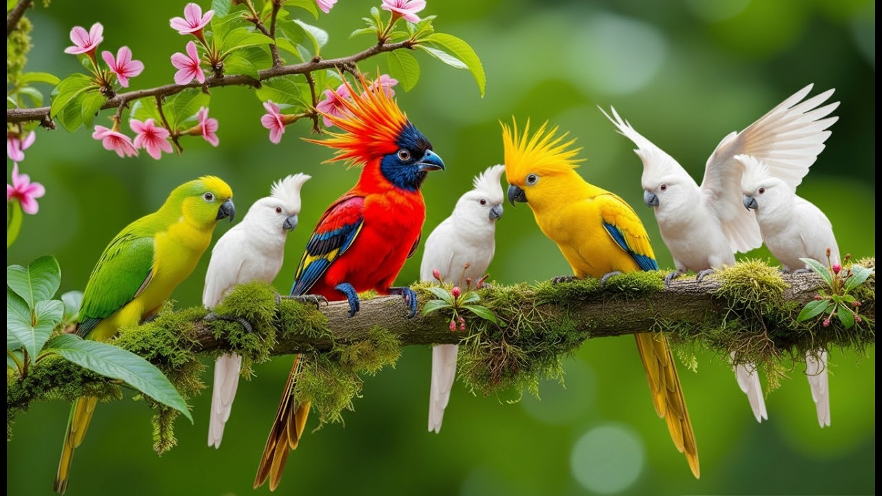 🌳 Calming Relaxing Piano with Bird Sounds | Calming Nature Music for ...