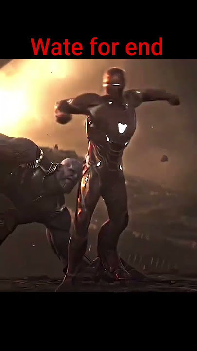 Ironman vs Thanos angry fight 😡#marvel #avengers #music #ironman #mcu  #shorts