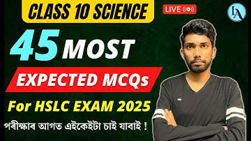 Most Important Science MCQ for HSLC 2025 🔥🔥| Class 10 Science | Let