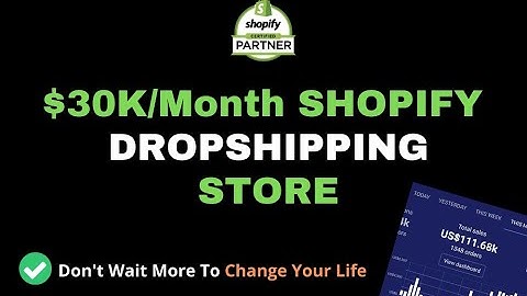 create 30k per month dropshipping shopify store or shopify website : link in description