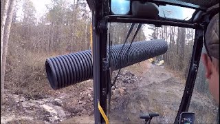 Big Culvert Pipe Installation