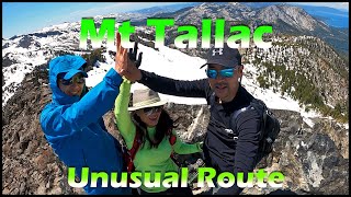 Mt Tallac Unusual route Via Gilmore Lake Glen Alpine