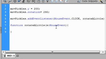 Actionscript 3 Tutorial 7: Event Handling