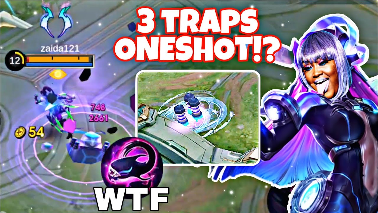 3 TRAPS SELENAUR ONESHOT!? 😭😱 | SELENA FLOPTOK #mobilelegends #floptok #selena #mlbb 
