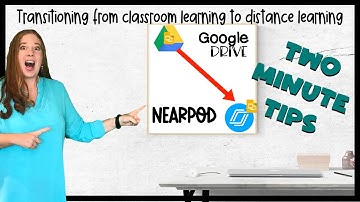 Transitioning to Distance Learning: Google Drive to Nearpod (Two Minute Tip)
