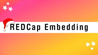 REDCap Tutorial: Field Embedding