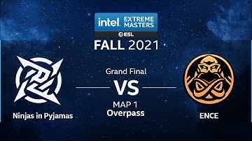 CSGO - Ninjas in Pyjamas vs. ENCE [Overpass] Map 1 - IEM Fall 2021 - Grand Final - EU