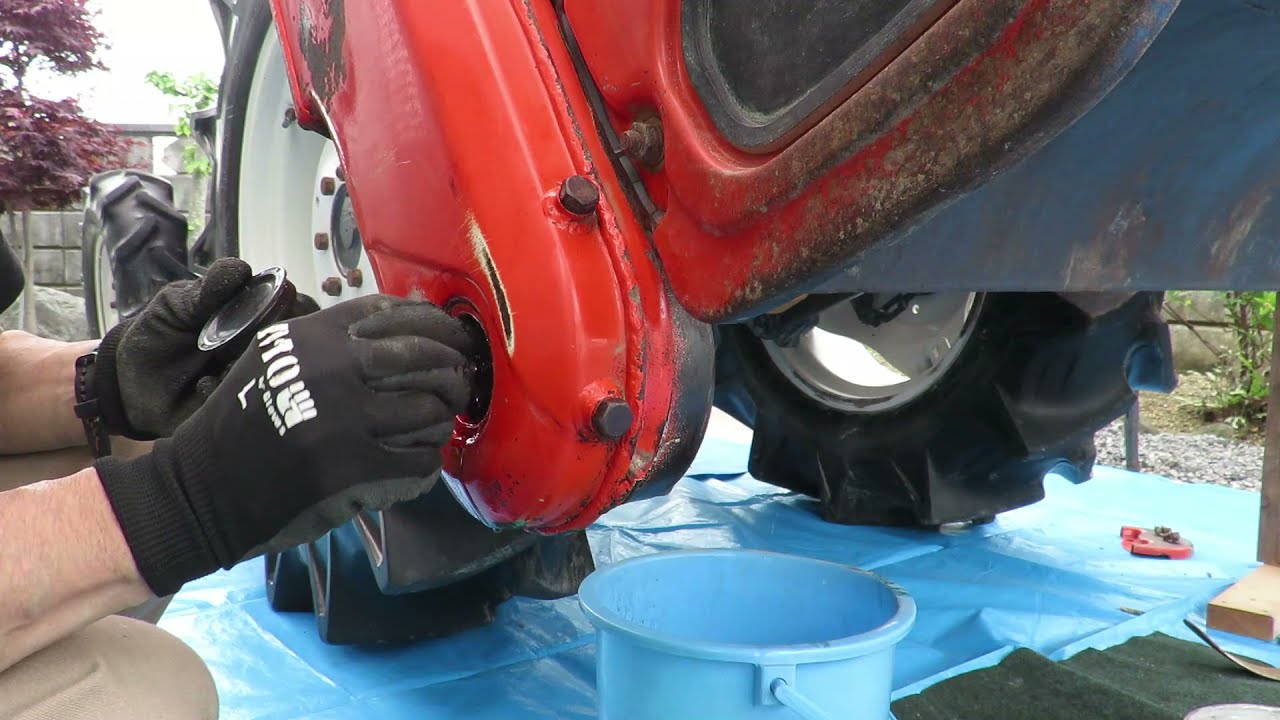 クボタトラクター油漏れ修理