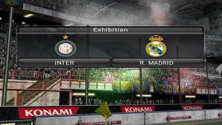 Pro Evolution Soccer 2008 (PS2) Gameplay | Inter Milan vs Real Madrid