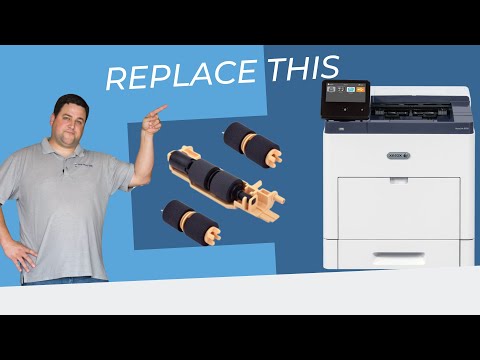 How to replace the paper tray feed roller kit on your Xerox machine: Versalink b600 b605, b610, b615
