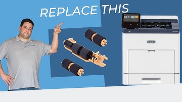 How to replace the paper tray feed roller kit on your Xerox machine: Versalink b600 b605, b610, b615