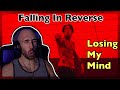 FALLING IN REVERSE - LOSING MY MIND [RAPPER REACTION] THIS BAND IS CRAZY!