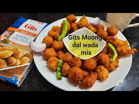 Instant & Tasty Gits Moong Dal Vada | झटपट और स्वादिष्ट गिट्स मूंग दाल वड़ा | Gits review @KTBsKITCHEN