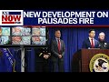 ‘Significant development’ in palisades fire press conference