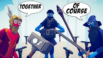 THOR & WIZARD vs EVERY UNIT - Totally Accurate Battle Simulator (TABS Compilation)