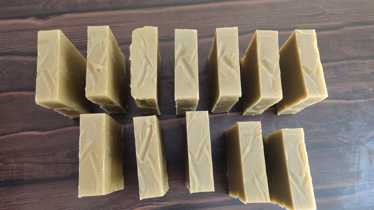 How to make cold process soap, making aloe vera cold process soaps with ...