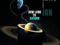 Cruising to Saturn: How Long&#39;s the Journey? #shorts