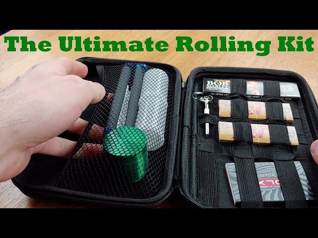 The Ultimate Stoner Kit Perfect Pregame's Portable Rolling Kit