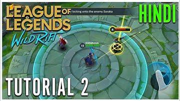 LOL MOBILE! Wild Rift & Target Lock Tutorial!How To Lock Target in LOL Wild Rift Tutorial 2!