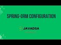 Spring-ORM-Configuration