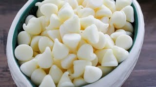 How to make White chocolate chips | easy and delicious | kids friendly recipe