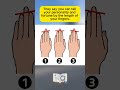 Can Finger Length Reveal Your Personality and Wealth Luck? #shorts