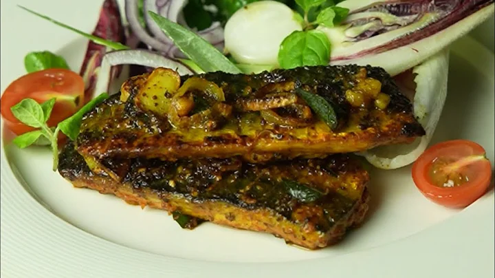 Pan-fried mackerel fillets