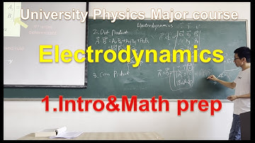 Electrodynamics-1 Introduction and Vector Calculus