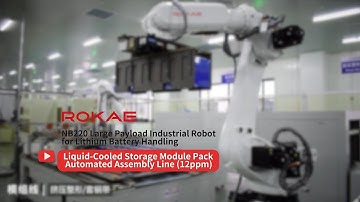 ROKAE NB220 & NB25 Robots: Complete Intelligent Solutions for Battery PACK Automation #robotics