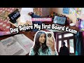 Prepare with me for my first board exam  class 12th  english board exam  reactionboards