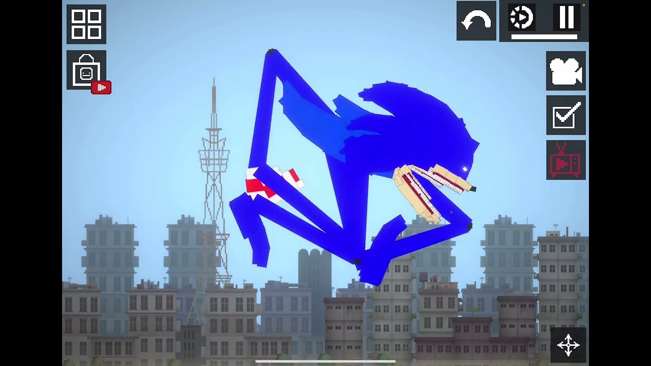 Shin sonic evade the melon city